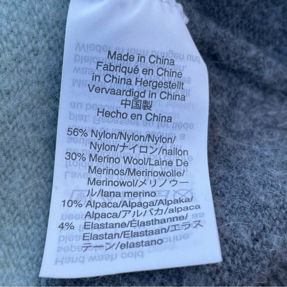 Madewell Sweater womens S Crofton Striped Pullover Cozy Yarn Wool Alpaca comfy - Picture 8 of 15